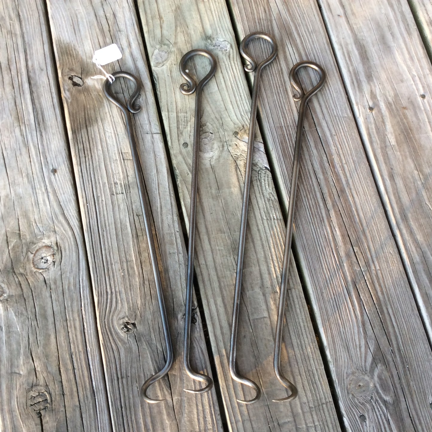 Forged Iron Tripod for Open Fire Cooking